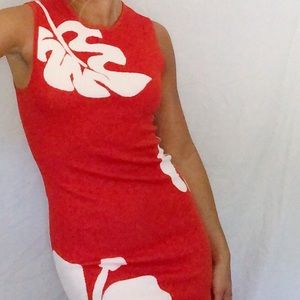 SOLD‼️STAUD CHILI FLORAL KNIT DRESS